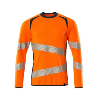 MASCOT Herren Sweatshirt ACCELERATE SAFE Hi-vis Orange / Dunkelpetroleum 3XL - 19084-781-1444-3XL