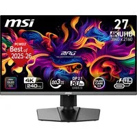 MSI MPG 272URX QD-OLED OLED-Monitor (67 cm/27 ", 3840 x 2160 px, 4K Ultra HD, 0,03 ms Reaktionszeit, 240 Hz, QD-OLED)