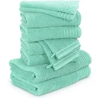 Möve Handtuch Set New Classic, Walkfrottier (10-St), Waschhandschuhen, Gäste-, Hand- und Duschtüchern, 100% Baumwolle