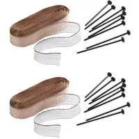 WENKO Schneckenzaun Schnecken-Stopp, Set, 2 x 8 m