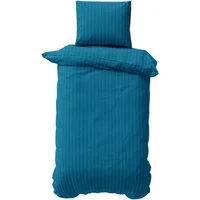 TRENDBUY24 Bettwäsche Bettwäsche Damast Bettwäsche gestreift Hotelbettwäsche Bettbezug, Mikrofaser, 2 teilig, peachfinish
