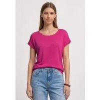 STREET ONE T-Shirt in Unifarbe