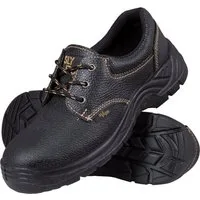 RawPol Arbeitsschuhe Stahlkappe Rindsleder Schutzschuhe SB FO Arbeitsschuh