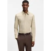 BOSS Businesshemd Hank Kentkragen, Slim-Fit, bügelleichte Qualität