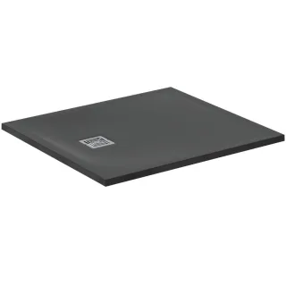 Ideal Standard Rechteck-Duschwanne Ultra Flat S + 1000x900mm Abl.25cm Mitte/Seite Schiefer, T5607FV T5607FV