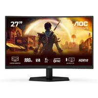 AOC Gaming C27G42E - LED - Gaming - gebogen - 68.6 cm (27) TFT-Monitor (1920 x 1080 px, Full HD, 4 ms Reaktionszeit, 180 Hz, Fast VA, Eingebautes Mikrofon, Curved, Lautsprecher, HDR, Kopfhörerbuchse)