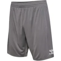 hummel Sporthose hmlESSENTIAL Shorts (angenehmes Tragegefühl) kurz grau Herren