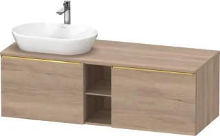 Duravit D-Neo Konsolen-Waschtischunterbau wandhängend 1400x550x459 Az 2 Ei mr Mt DE4950L34550000