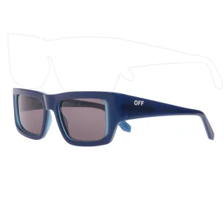 Off-White - "Prescott" Sonnenbrille für Herren/Damen Unisex (Blau/Dunkelgrau)