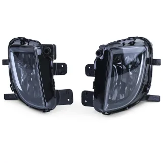 Klarglas Nebelscheinwerfer Schwarz für VW Golf VI 6 GTI GTD 2008-2011
