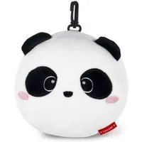 Legami Kuscheltier Reisekissen mit Schlafmaske Panda Legami Travel Buddy weiß/schwarz