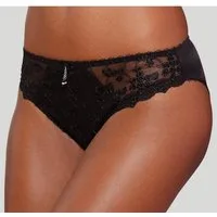 LASCANA Slip Dessous mit schöner Blümchen-Stickereispitze