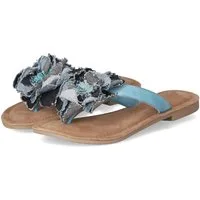 Lazamani LAZAMANI LA33726 DENIM Damen Glattleder blue Pantolette