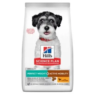 Hill's Science Plan Trockenfutter Hund, Perfect Weight + Active Mobility, Small & Mini Adult 2x6 kg