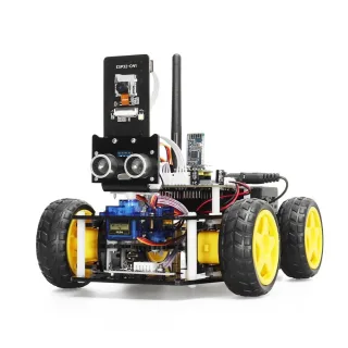 TSCINBUNY ESP32 CAM Automation Smart Robot Car Kit Ultrasonic Obstacle Avoidance Face Recognition for Arduino IDE Keil5