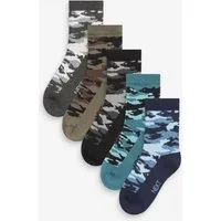 Next Kurzsocken 5er-Pack Thermo-Socken mit hohem Baumwollanteil (5-Paar)