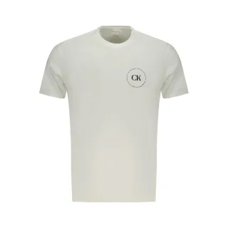 Calvin Klein Bianco Baumwoll Herren T-Shirt