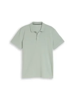 Tom Tailor - Basic Polo mit Logo grün - Gr. - XXXL