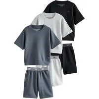Next Pyjama Kurze Schlafanzüge, 3er-Pack (6 tlg)