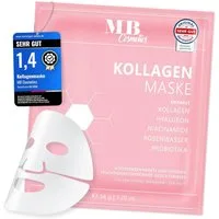 Medical Beauty Cosmetics Gesichtsmaske Kollagen Hydrogel Maske mit Hyaluron, Niacinamid, Probiotika Komplex Packung, 1-tlg., Glass Skin Glow Effekt, hochkonzentriert mit 52.000 ppm.