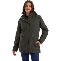 Killtec Funktionsjacke Damen Jacke Wasserdichte, atmungsaktive Damenjacke mit abnehmbarer Kapuze
