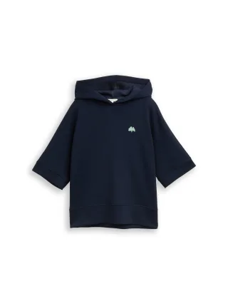 Tom Tailor - Hoodie Sweatshirt aus Scuba sky captain blue - Gr. - M