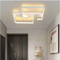 ZMH LED Deckenleuchte Rechteckige Deckenlampe 30*25*4.5cm Modern für Schlafzimmer Flur, Hochwertige Lampenperlen, LED fest integriert, 3000k