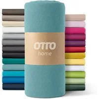OTTO home Spannbettlaken PAPRIKA, Microfaser-Jersey, Gummizug: rundum, (1 Stück), Bettlaken Laken in zwei Qualitäten: Fleece & Jersey, schnelltrocknend