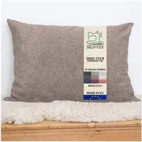 Selfitex Dekokissen 60x80 / 80x80 inkl. Füllkissen, große Farbauswahl, für Couch, Sofa und Bett