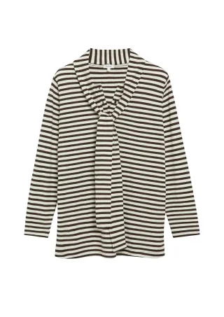 s.Oliver - T-Shirt braun/beige - Gr. - 44