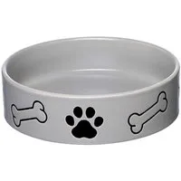Ritzenhoff & Breker Futternapf Steingut-Napf Mika Dog 350 ml mit Hunde-Motiv, Steingut
