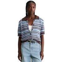 Marc O'Polo DENIM Cardigan aus garngefärbtem Bändchengarn
