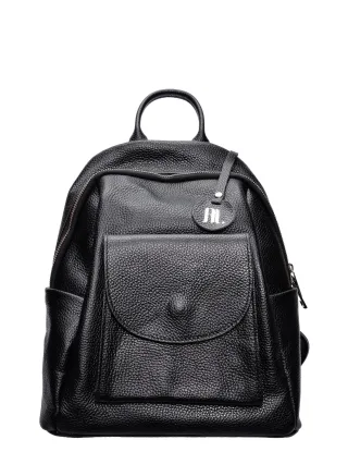 Anna Luchini Schwarz Rindsledertasche
