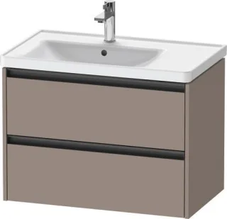 Duravit Ketho.2 Waschtischunterbau wandhängend Basalt Matt 784x455x549 mm - K25285043430000 K25285043430000