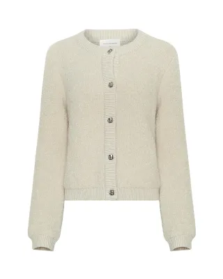 msch copenhagen - MSCHNerida Knit Jacket Oatmeal - Gr. - XL