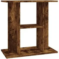 vidaXL Aquariumunterschrank Aquariumständer Geräucherte Eiche 60 x 30 x 60 cm Holzwerkstoff