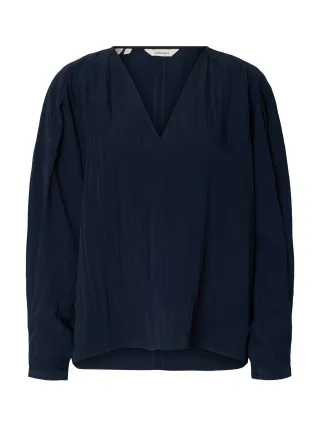 selected women - SLFIONA LS TOP B Dark Sapphire - Gr. - 38