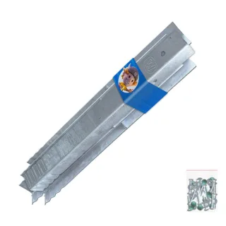 4er Set Winkelanker SolidLock für Spielturm Schaukel - Feuerverzinkte Bodenanker 50x4,5x4,5 cm - Stabile Pfostenbefestigung wetterfest - Wickey
