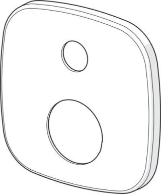 Hansa Deckplatte HANSA 59914578 154 x 154 mm chr 59914578