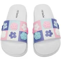 DeeZee Deezee Flip Flops für Mädchen, farbenfroh Badepantolette