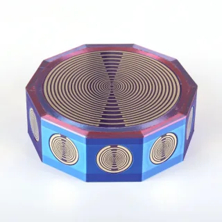 MWO Multi-Frequency Polarizing Disc Electromagnetic Oscillator Radiation Enhancement Generator Crystal Demagnetizing and