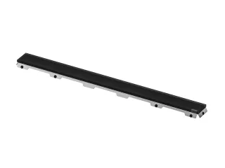 Tece drainline Glasabdeckung, schwarz satiniert, 800 mm, 600894 600894