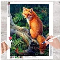 GOLDEN Kreativset GOLDEN Diamond Painting zubehör bilder Weihnachten ( 30x40cm Fuchs)
