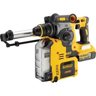 DEWALT Akku-Kombihammer 18V SDS-plus 24mm + 2 Akkus + Ladegerät + SSBF + Staubabsaugung - DCH275P2-QW