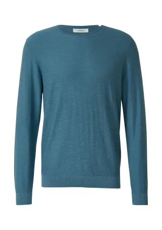 s.Oliver - Strickpullover petrol - Gr. - XL