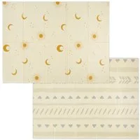 relaxdays Spielmatte Faltbare Spielmatte mit Motiv (1-St), A
