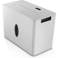 Hama Aktenvernichter Aktenvernichter Partikelschnitt (Papier + Plastik, Korb, 4 Blatt, P4), Mit Papierkorb, 4 x 33 mm Schnitzel, Automatik, Rücklauf