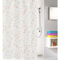 Kleine Wolke Duschvorhang Confetti Breite 180 cm, Höhe 200 cm