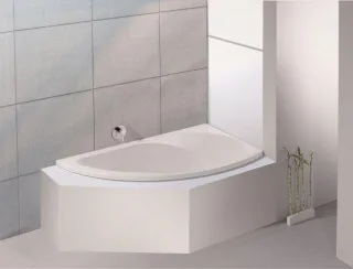 Hoesch Badewanne Spectra Eck 1700x1000 rechts ohne Schürze 3660.010