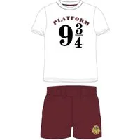 Harry Potter Pyjama Harry Potter Kurz-Pyjama „9 3/4“, Kinder, Gr. 134-164 (Set, 2 tlg., Set bestehend aus Oberteil und Hose)